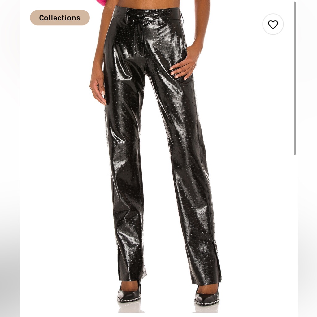 Msgm Leather Pants